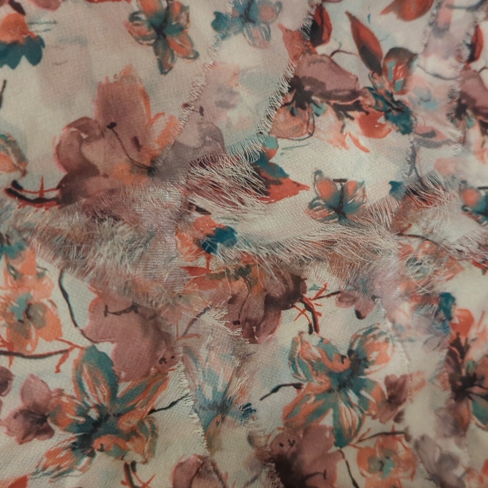 Tiered ruffled printed cami - Picture 2 of 4